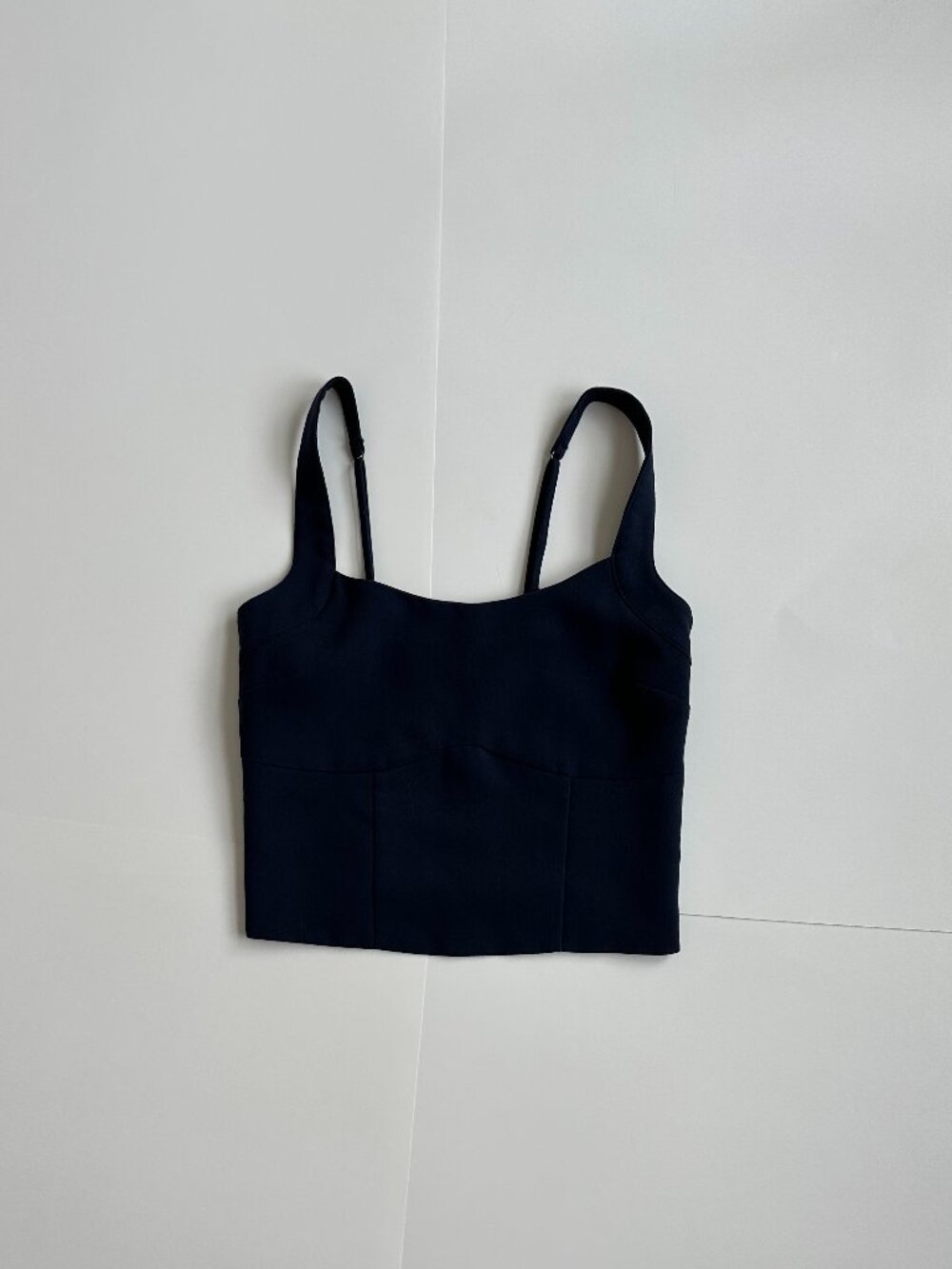 Abercrombie & Fitch Black Cropped Tank Top